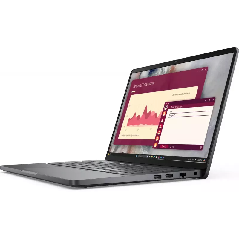 DELL Pro 14 PC14250 Intel Core 5 120U nešiojamas kompiuteris 35,6 cm (14 colių) Full HD+ 16 GB DDR5-SDRAM 512 GB SSD Wi-Fi 6E (802.11ax) Windows 11 Pro juodas