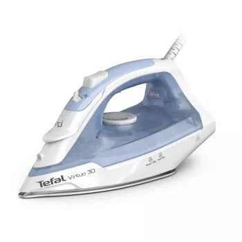 Lyginimo lygintuvas Tefal Virtuo 30 FV2C41E0, sausas/garinis, keraminis padas, 2000 W, mėlynas/baltas