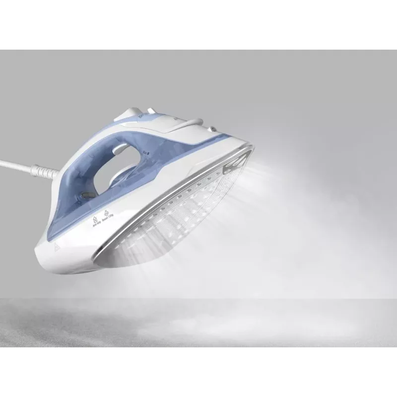 Lyginimo lygintuvas Tefal Virtuo 30 FV2C41E0, sausas/garinis, keraminis padas, 2000 W, mėlynas/baltas