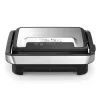 Kontaktinė grilio keptuvė Tefal Inicio Compact GC270D10 – 1000 W, stačiakampė, grotelių paviršius, juoda/nerūdijantis plienas