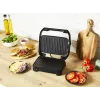 Kontaktinė grilio keptuvė Tefal Inicio Compact GC270D10 – 1000 W, stačiakampė, grotelių paviršius, juoda/nerūdijantis plienas