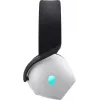 Alienware AW725H ausinės, laidinės ir belaidės, žaidimų, USB Type-C, Bluetooth, juodos/baltos