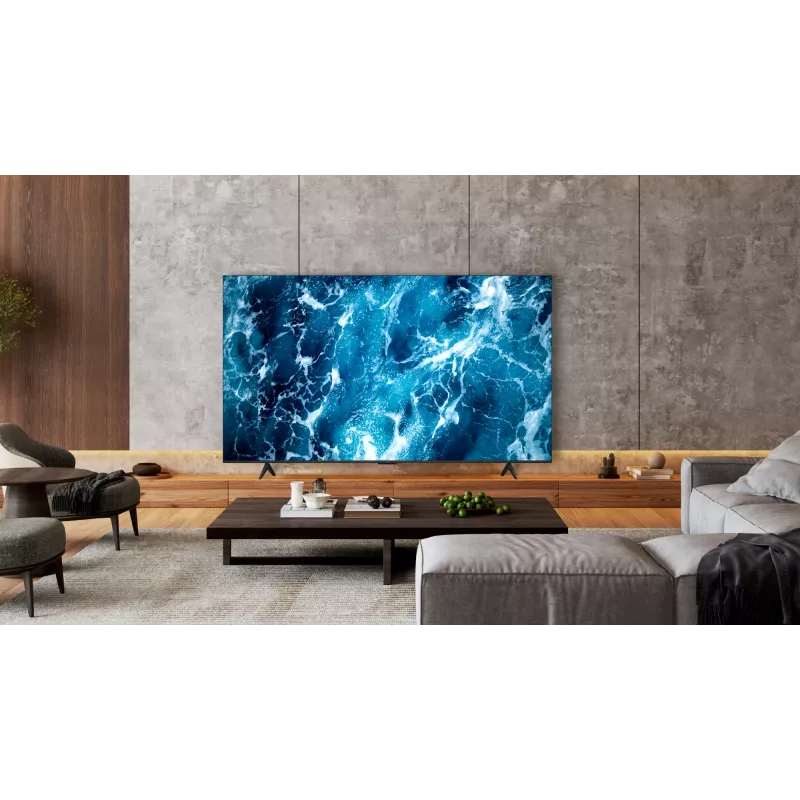 TCL T69C 75T69C televizorius 190,5 cm (75 colių) 4K Ultra HD Smart TV Wi-Fi juodas 350 cd/m²