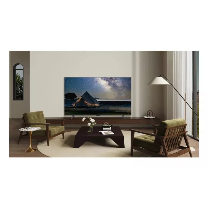 TCL T69C 75T69C televizorius 190,5 cm (75 colių) 4K Ultra HD Smart TV Wi-Fi juodas 350 cd/m²