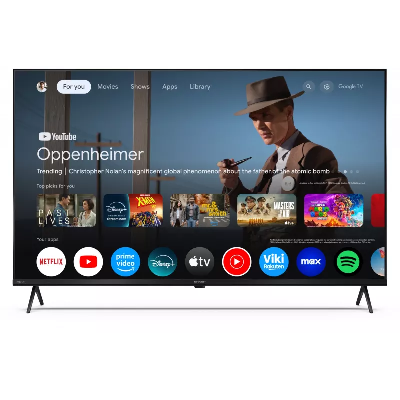 Televizorius Sharp 50HP5265E 127 cm (50 colių) 4K Ultra HD Smart TV Wi-Fi Juodas