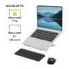 Fellowes Alumia nešiojamas stovas nešiojamam kompiuteriui, maks. 15 colių, 5 kg, sidabrinis