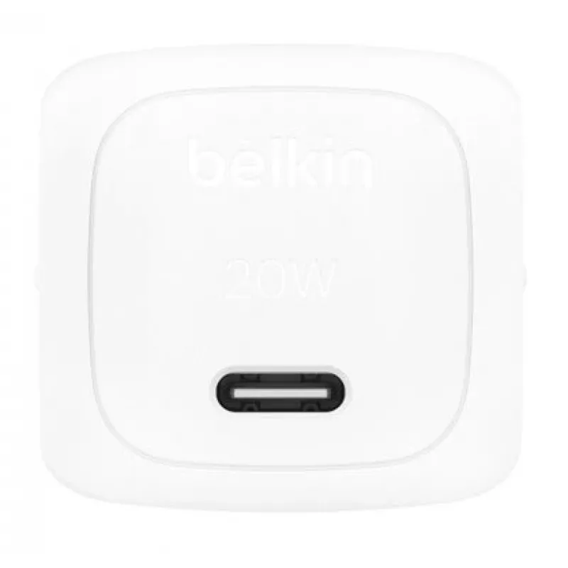 BELKIN Wall Charger BoostCharge kompaktiškas USB-C 20W PPS baltas