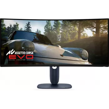 Alienware AW3425DW kompiuterio monitorius 86,4 cm (34 colių) 3440 x 1440 pikselių Wide Quad HD QD-OLED mėlynas
