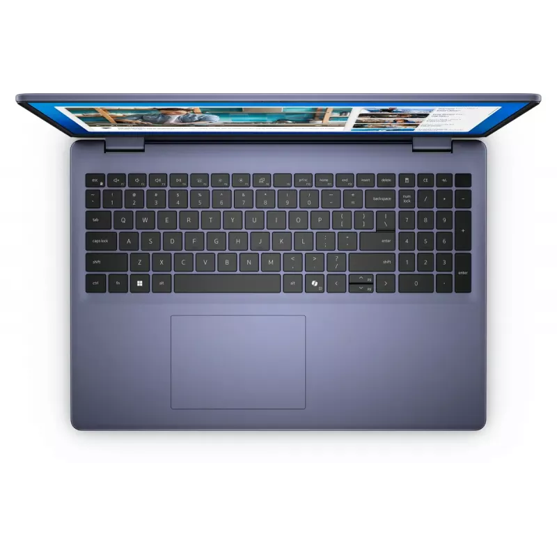 Nešiojamas kompiuteris DELL DC16251 Intel Core 7 150U 40,6 cm (16 colių) Full HD+ 16 GB DDR5-SDRAM 512 GB SSD Wi-Fi 6E (802.11ax) Ubuntu Linux Mėlynas