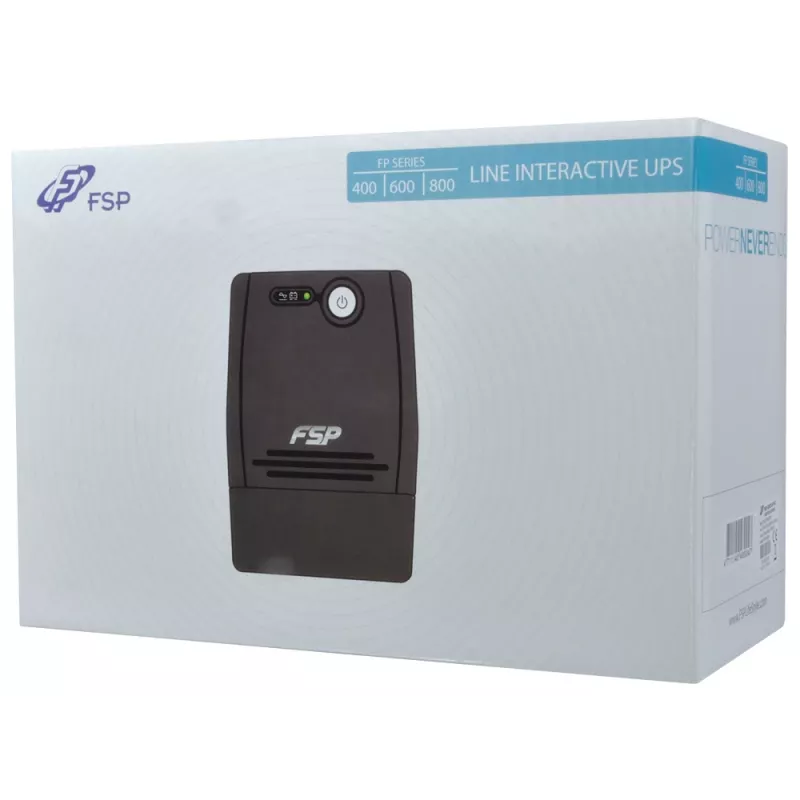 Nepertraukiamo maitinimo šaltinis (UPS) FSP Nano 600 0.6 kVA 360 W 2 lizdai