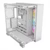 CORSAIR Kompiuterio korpusas - Icue Link 6500x RGB Vidutinis Bokštas Dviejų Kamerų Baltas