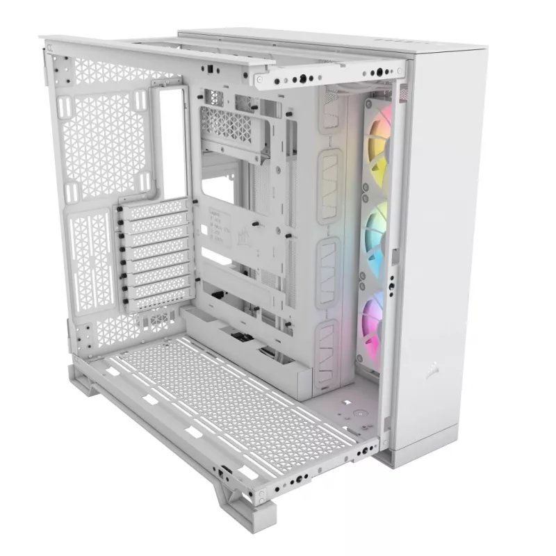 CORSAIR Kompiuterio korpusas - Icue Link 6500x RGB Vidutinis Bokštas Dviejų Kamerų Baltas