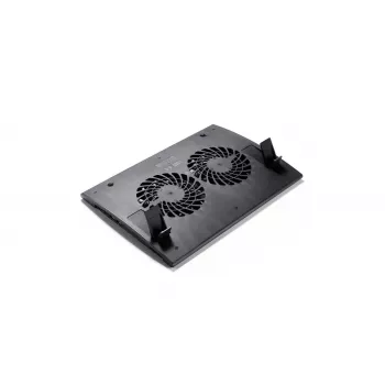 DEEPCOOL Wind Pal Fs nešiojamojo kompiuterio aušinimo padėklas, 1200 aps./min. – juodas