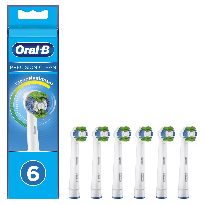 Oral-B Precision Clean 80339528 dantų šepetėlio galvutė 6 vnt. Baltas