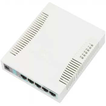 MIKROTIK Routerboard 260gs – valdomas 5 prievadų gigabito jungiklis