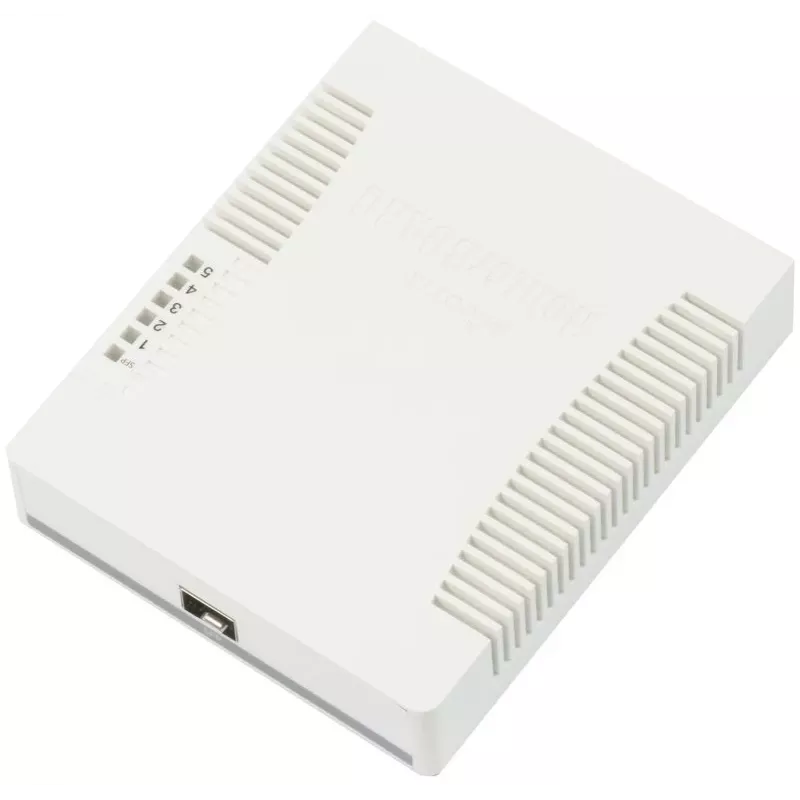 MIKROTIK Routerboard 260gs – valdomas 5 prievadų gigabito jungiklis
