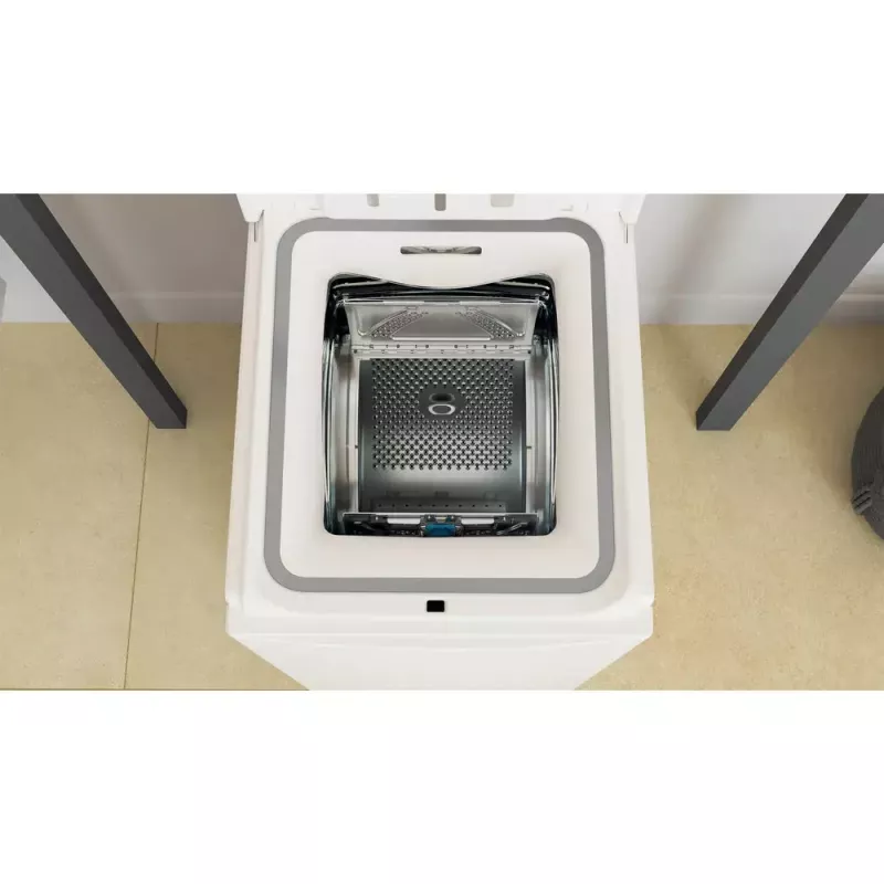 Skalbimo mašina su viršutiniu pakrovimu WHIRLPOOL TDLRBX 6252BS EU — 6 kg, 1200 aps./min., B energijos klasė, balta