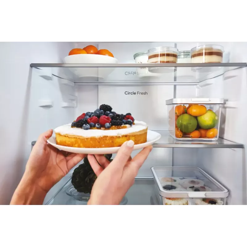 Šaldytuvas Candy Fresco ECN2CQTEB186 355 L Juodas No Frost