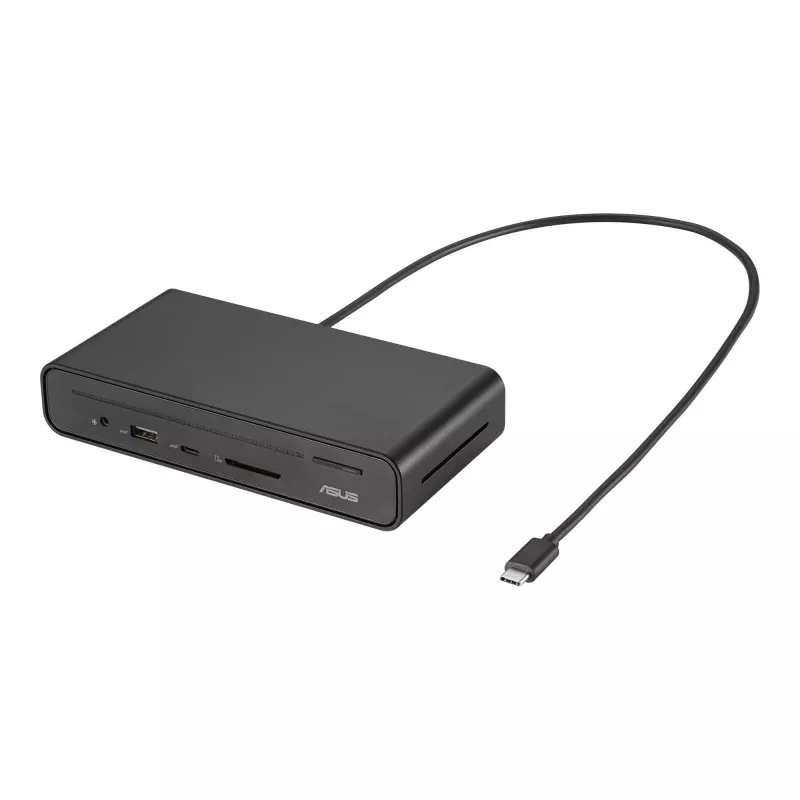 ASUS DC300 USB-C Dock su trimis ekranais, USB 3.2 Gen 2, juoda