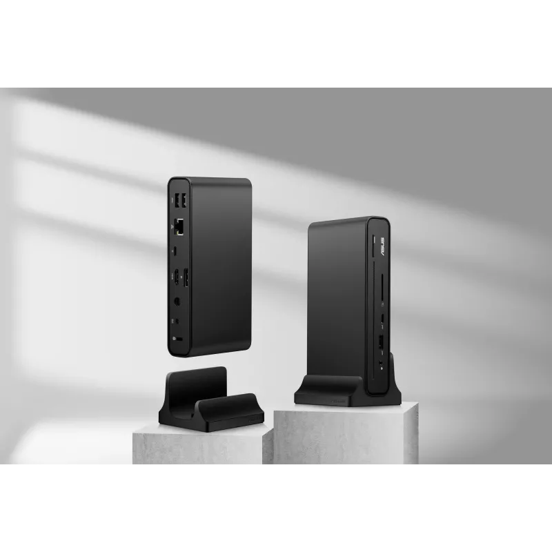 ASUS DC300 USB-C Dock su trimis ekranais, USB 3.2 Gen 2, juoda