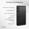 ASUS DC300 USB-C Dock su trimis ekranais, USB 3.2 Gen 2, juoda