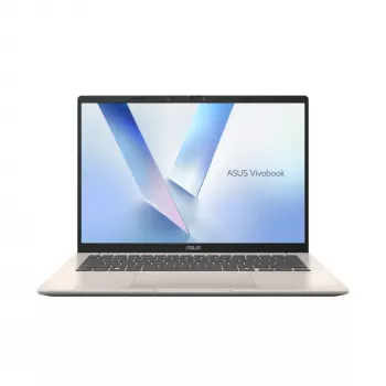ASUS Vivobook 14 X1407QA-LY045W Copilot+ PC nešiojamas kompiuteris Snapdragon X1-26-100 35,6 cm (14 colių) WUXGA 16 GB LPDDR5x-SDRAM 512 GB SSD Wi-Fi 6E (802.11ax) Windows 11 Home auksinis