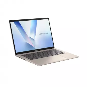 ASUS Vivobook 14 X1407QA-LY045W Copilot+ PC nešiojamas kompiuteris Snapdragon X1-26-100 35,6 cm (14 colių) WUXGA 16 GB LPDDR5x-SDRAM 512 GB SSD Wi-Fi 6E (802.11ax) Windows 11 Home auksinis