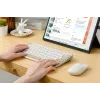Belaidis Bluetooth klaviatūra ASUS Marshmallow KW100 — US International išdėstymas, Oat Milk spalva