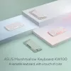 Belaidė Bluetooth klaviatūra ASUS Marshmallow KW100 – US tarptautinis išdėstymas, kompaktiškas dizainas