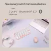Belaidė Bluetooth klaviatūra ASUS Marshmallow KW100 – US tarptautinis išdėstymas, kompaktiškas dizainas