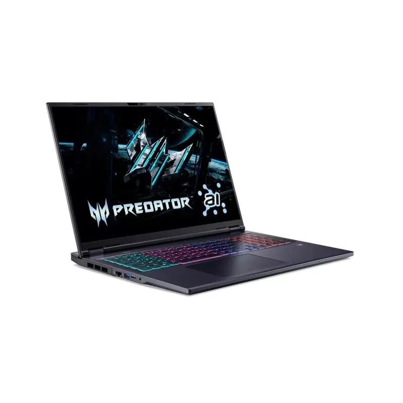 Nešiojamas kompiuteris Acer Predator Helios Neo 18 AI PHN18-72-75PV — 18 colių WQXGA IPS 2560×1600, Intel Core U7 255HX, 32 GB DDR5, 1 TB SSD, NVIDIA GeForce RTX 5060 8 GB, Windows 11 Home