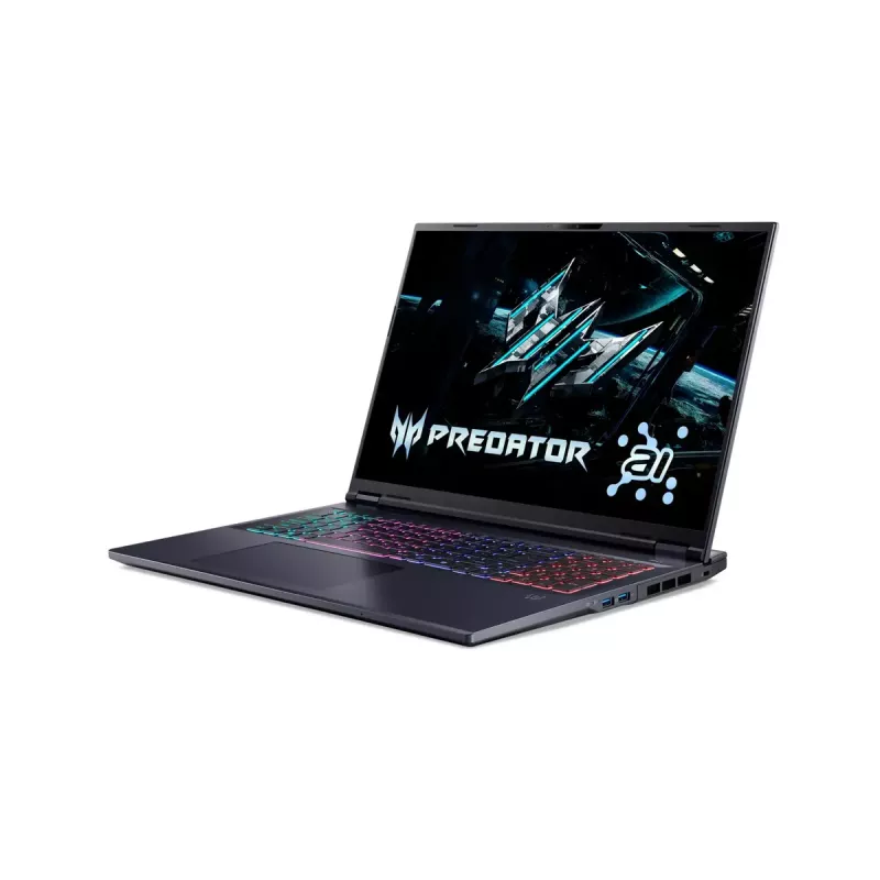 Nešiojamas kompiuteris Acer Predator Helios Neo 18 AI PHN18-72-75PV — 18 colių WQXGA IPS 2560×1600, Intel Core U7 255HX, 32 GB DDR5, 1 TB SSD, NVIDIA GeForce RTX 5060 8 GB, Windows 11 Home