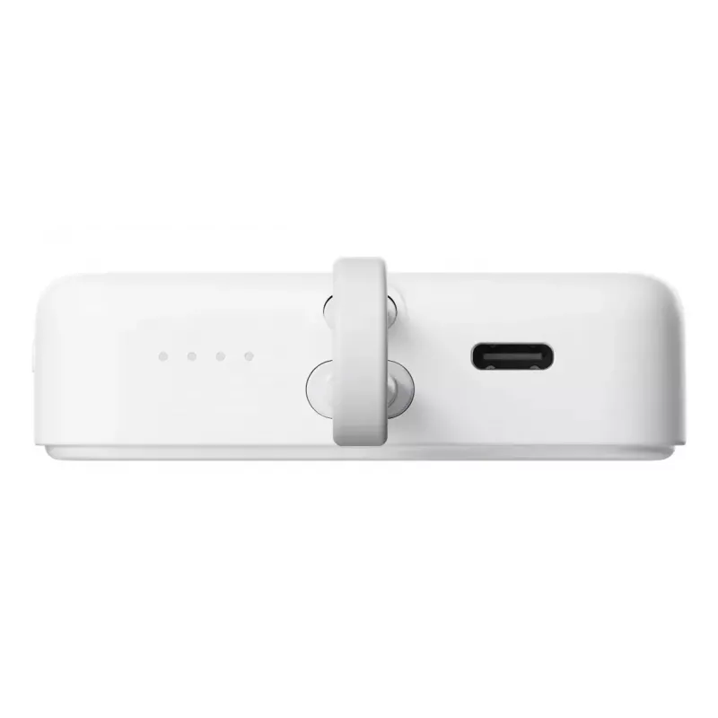Power bank Xiaomi BHR9822GL 10000 mAh Li-Ion su belaidžiu įkrovimu, 2× USB-C, baltas
