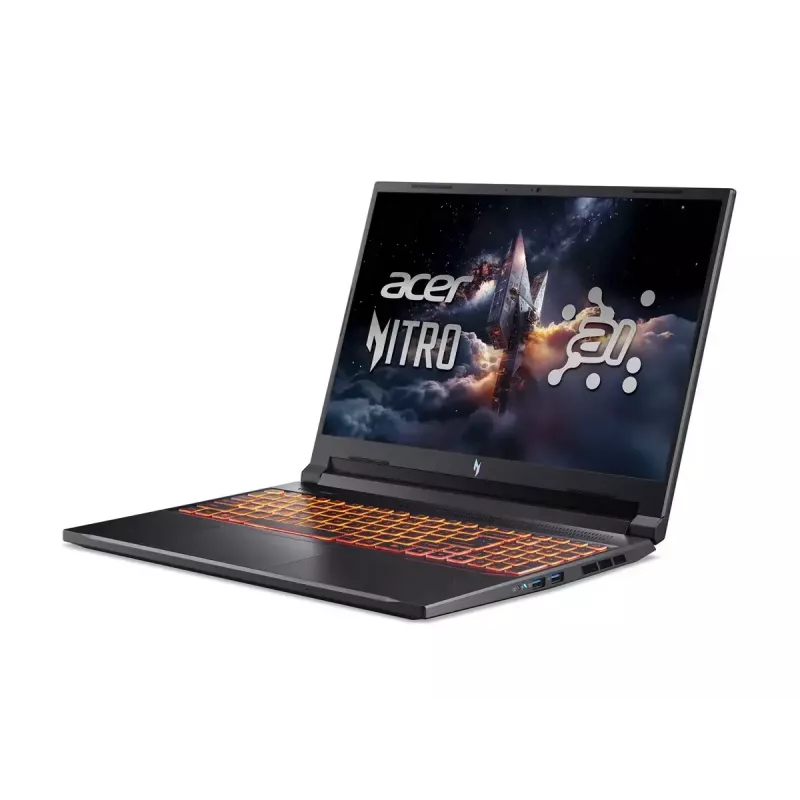 Nešiojamas kompiuteris Acer Nitro V 16 AI ANV16-42-R1HB — 16 colių WQXGA, AMD Ryzen 7, 16 GB DDR5, 1 TB SSD, NVIDIA GeForce RTX 5060, Windows 11 Home