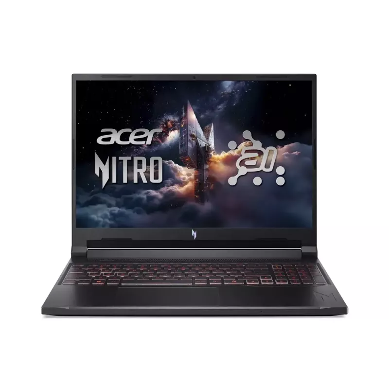 Nešiojamas kompiuteris Acer Nitro V 16 AI ANV16-42-R1HB — 16 colių WQXGA, AMD Ryzen 7, 16 GB DDR5, 1 TB SSD, NVIDIA GeForce RTX 5060, Windows 11 Home