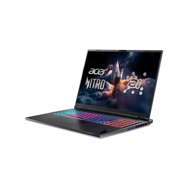 Nešiojamas kompiuteris Acer Nitro 18 AI AN18-61-R25V — 18 colių WQXGA, AMD Ryzen 7, 16GB RAM, 1000GB SSD, NVIDIA GeForce RTX 5060