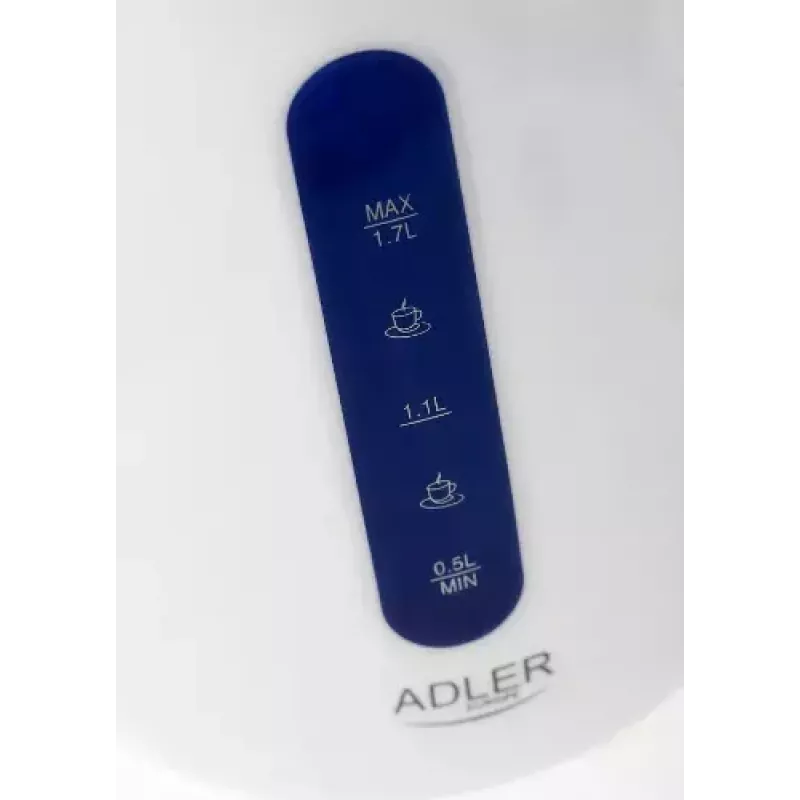 Elektrinis virdulys Adler 1,7 L 2200 W Mėlyna Balta