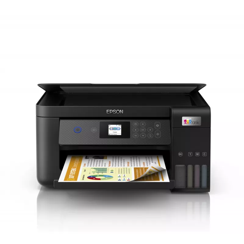 Epson EcoTank L4360 Daugiafunkcis Rašalinis Spausdintuvas – Spalvotas A4, 4800×1200 DPI, Wi‑Fi, Dvipusis Spausdinimas