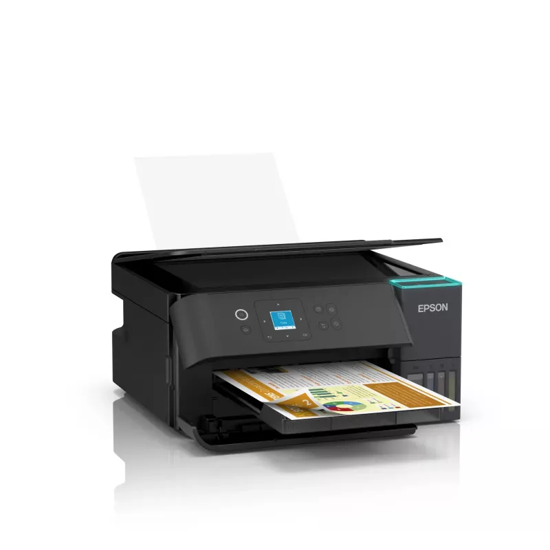 Epson EcoTank L4360 Daugiafunkcis Rašalinis Spausdintuvas – Spalvotas A4, 4800×1200 DPI, Wi‑Fi, Dvipusis Spausdinimas