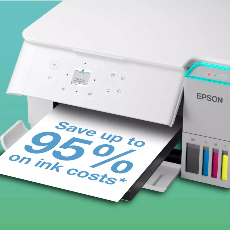 Daugiafunkcis rašalinis spausdintuvas Epson EcoTank L4366 — A4, 4800 x 1200 DPI, 33 ppm, Wi‑Fi, Ethernet, dupleksas