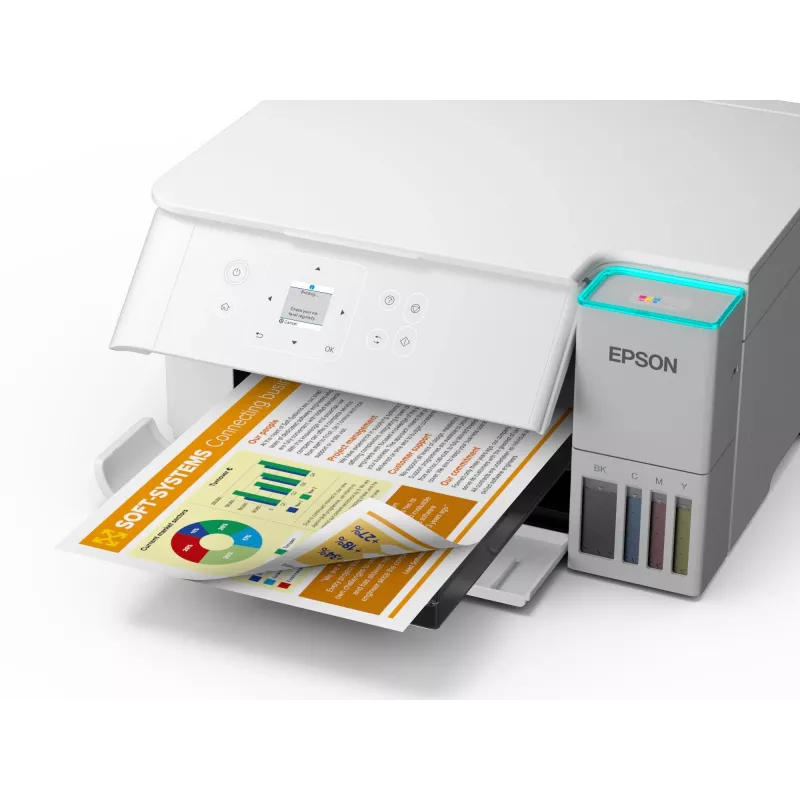 Daugiafunkcis rašalinis spausdintuvas Epson EcoTank L4366 — A4, 4800 x 1200 DPI, 33 ppm, Wi‑Fi, Ethernet, dupleksas