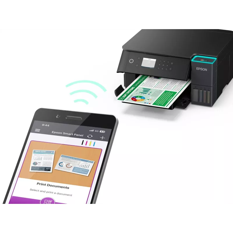 Daugiafunkcis rašalinis spausdintuvas Epson EcoTank L6360 – spalvotas, A4, 4800x1200 DPI, 35 ppm, Wi‑Fi, automatinis dvipusis spausdinimas
