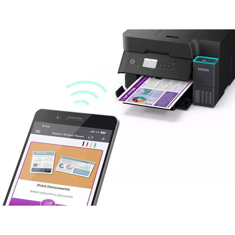 Daugiafunkcis rašalinis spausdintuvas Epson EcoTank L6370 – spalvotas, A4, 4800x1200 DPI, Wi‑Fi, Ethernet