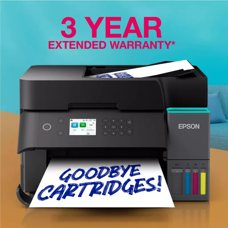 Daugiafunkcis rašalinis spausdintuvas Epson EcoTank L6370 – spalvotas, A4, 4800x1200 DPI, Wi‑Fi, Ethernet