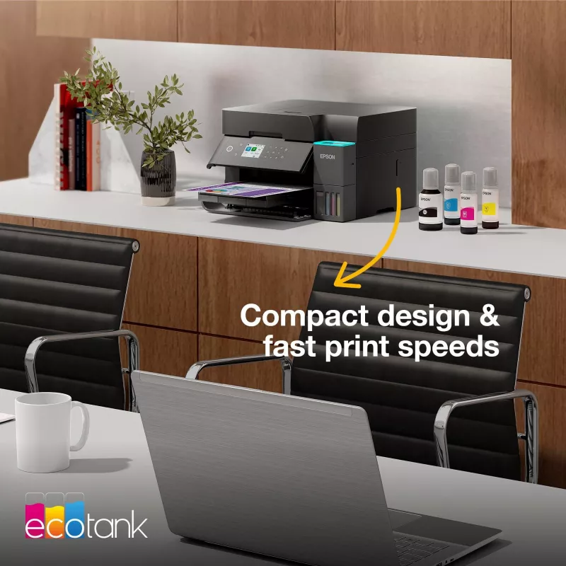 Daugiafunkcis rašalinis spausdintuvas Epson EcoTank L6370 – spalvotas, A4, 4800x1200 DPI, Wi‑Fi, Ethernet