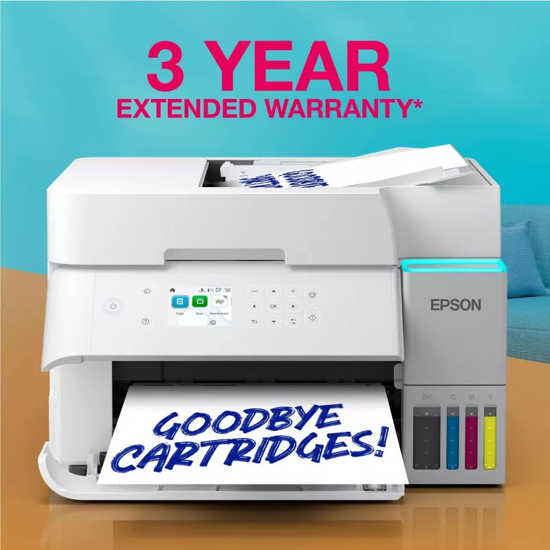 Daugiafunkcinis rašalinis spausdintuvas Epson EcoTank L6376 – spalvotas, A4, 4800 x 1200 DPI, 35 ppm, Wi‑Fi, Ethernet, dvipusis