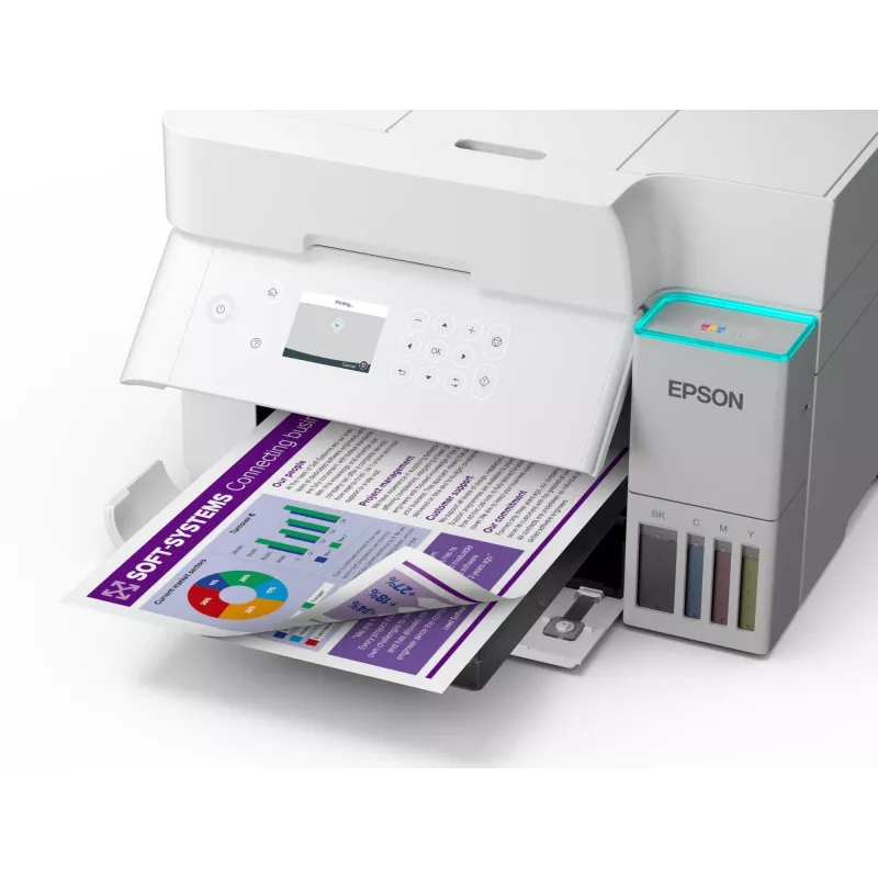 Daugiafunkcinis rašalinis spausdintuvas Epson EcoTank L6376 – spalvotas, A4, 4800 x 1200 DPI, 35 ppm, Wi‑Fi, Ethernet, dvipusis