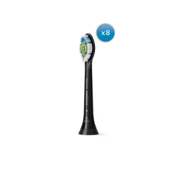 Šepetėlių galvutės Philips Optimal White HX6068/88 8 vnt. juodos