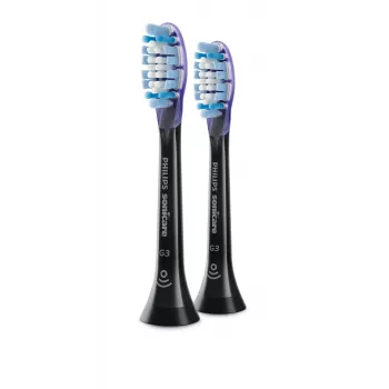 Philips Premium Gum Care HX9052/88 2 vnt. šepetėlių galvutės, juodos, minkštos, 62000 judesių per minutę