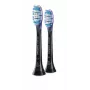Philips Premium Gum Care HX9052/88 2 vnt. šepetėlių galvutės, juodos, minkštos, 62000 judesių per minutę